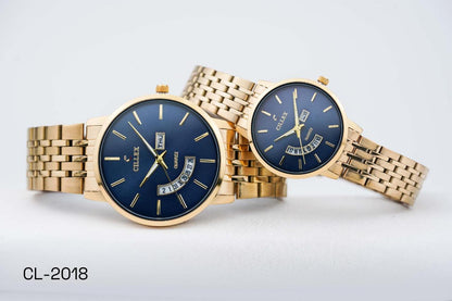 Cillex Premium Classic Quartz Watch – Luxury Stainless Steel | Day & Date Display