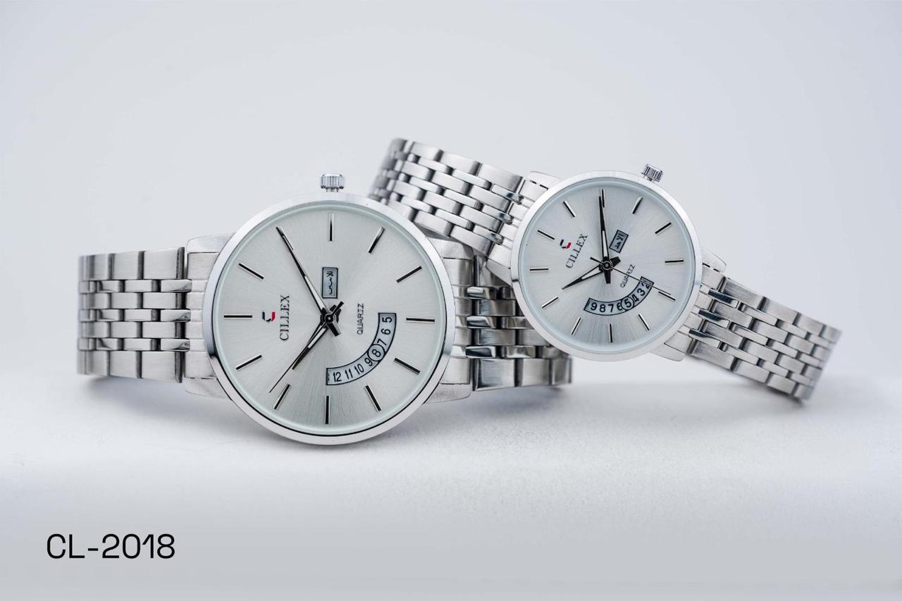 Cillex Premium Classic Quartz Watch – Luxury Stainless Steel | Day & Date Display
