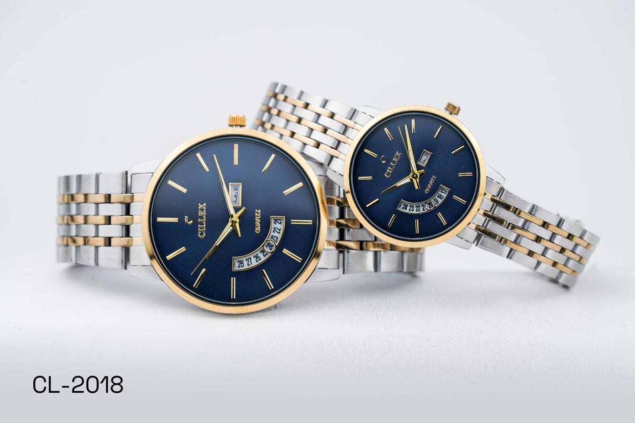 Cillex Premium Classic Quartz Watch – Luxury Stainless Steel | Day & Date Display