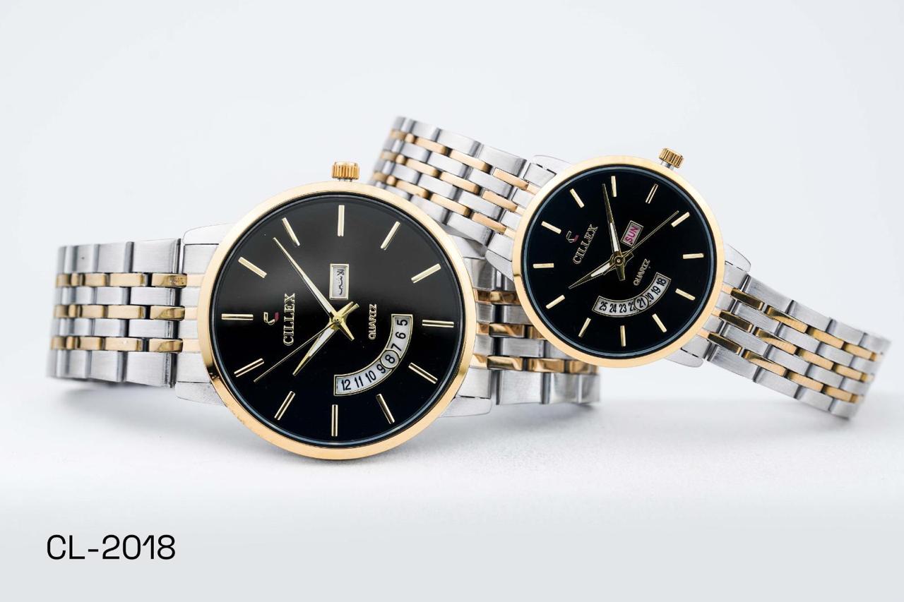 Cillex Premium Classic Quartz Watch – Luxury Stainless Steel | Day & Date Display