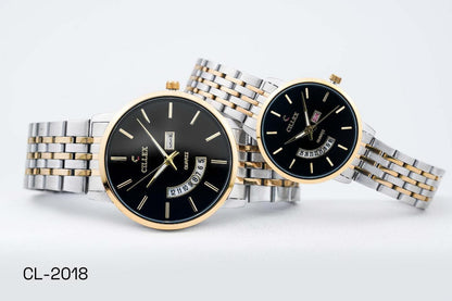 Cillex Premium Classic Quartz Watch – Luxury Stainless Steel | Day & Date Display