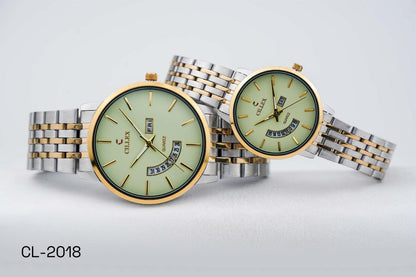 Cillex Premium Classic Quartz Watch – Luxury Stainless Steel | Day & Date Display