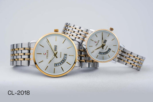 Cillex Premium Classic Quartz Watch – Luxury Stainless Steel | Day & Date Display