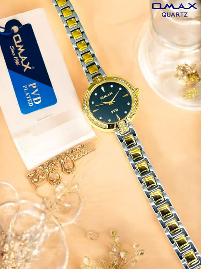 OMAX Premium Ladies Quartz Watch –– Premium PVD Edition