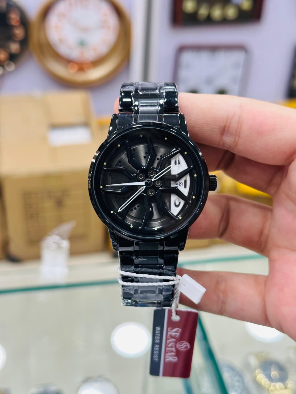 Seastar Rim Dial Sport Watch – Premium Alloy Strap Edition