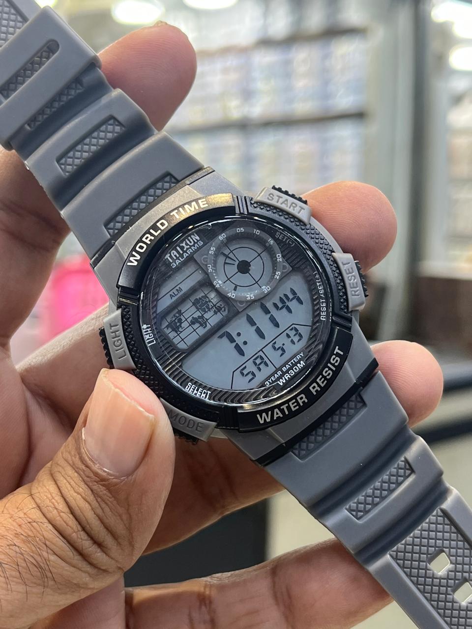 Ultimate Military-Style Digital Watch – Water Resistant, Multi-Function Display