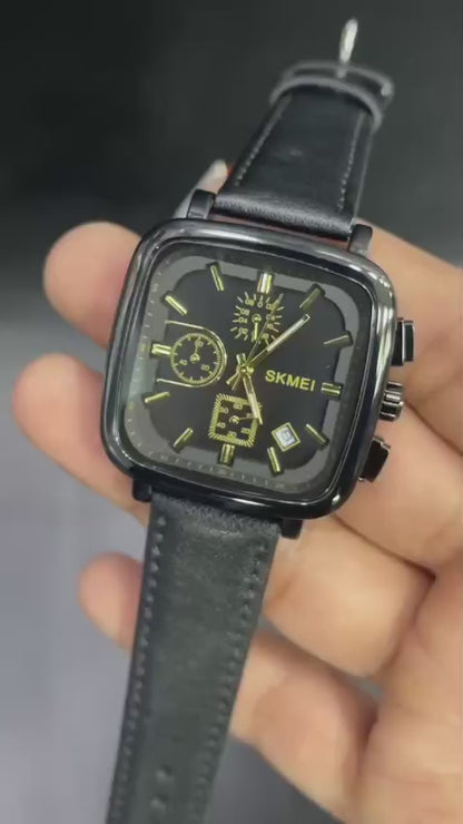 SKMEI 2182 – Stylish Square Dial Premium Watch
